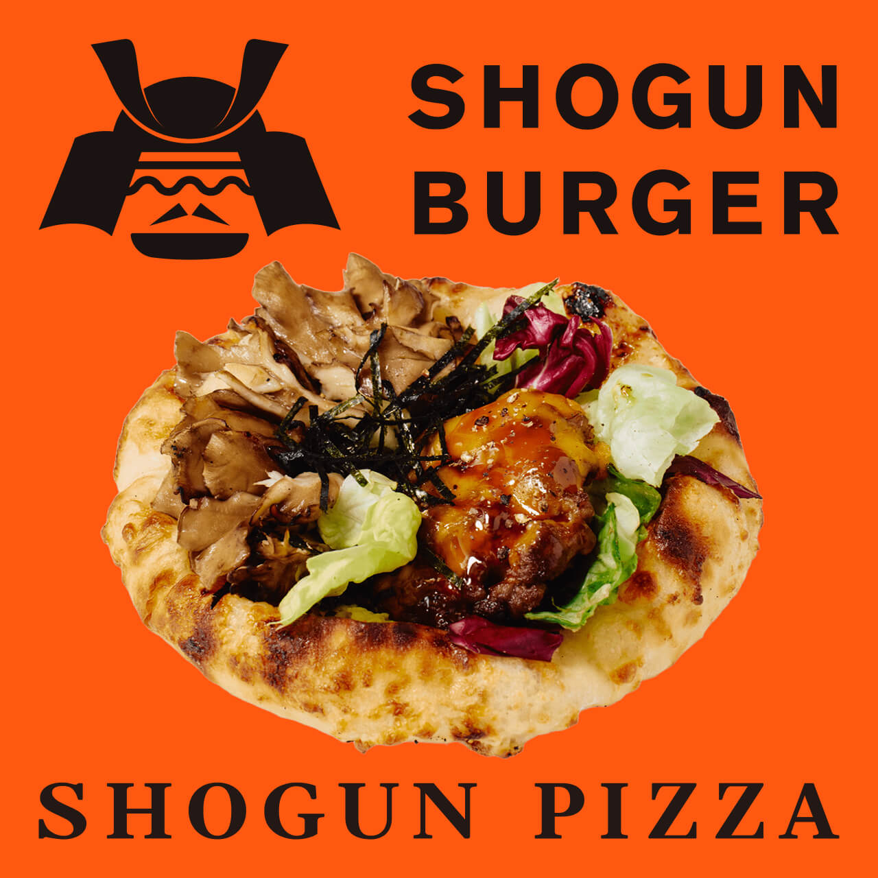 【期間限定】初のSHOGUNコラボメニュー “SHOGUN BURGER x SHOGUN PIZZA”